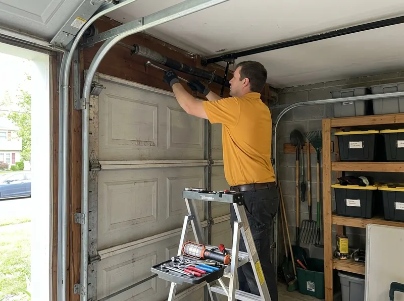 Broken Garage Door Spring Replacement in Lancaster, PA