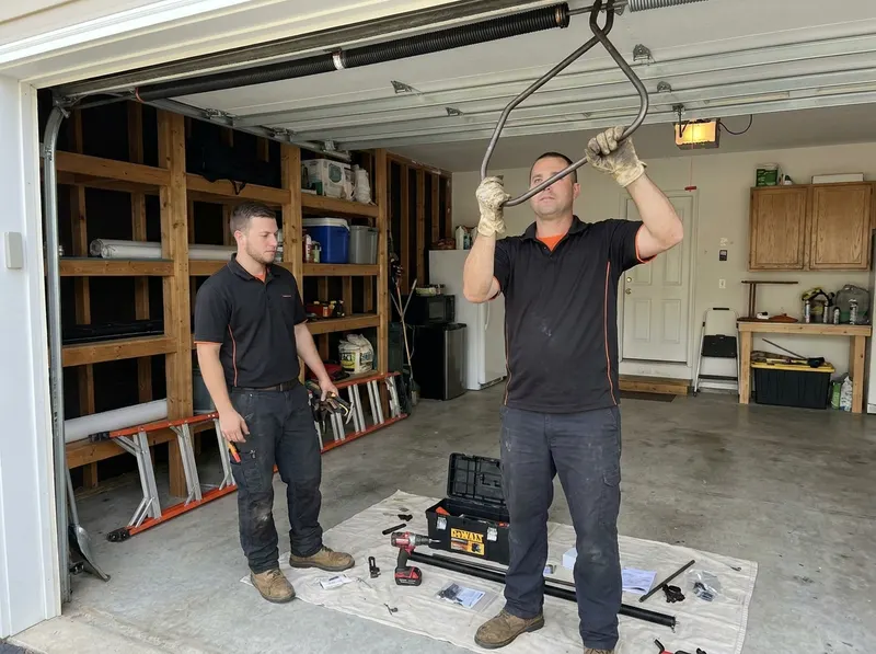 Broken Garage Door Spring Replacement in Lancaster, PA