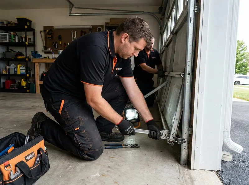 Garage Door Off Track Repair in Lancaster, PA