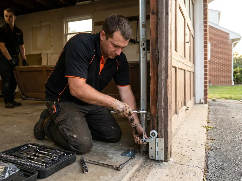 Garage Door Roller and Hinge Replacement in Lancaster, PA